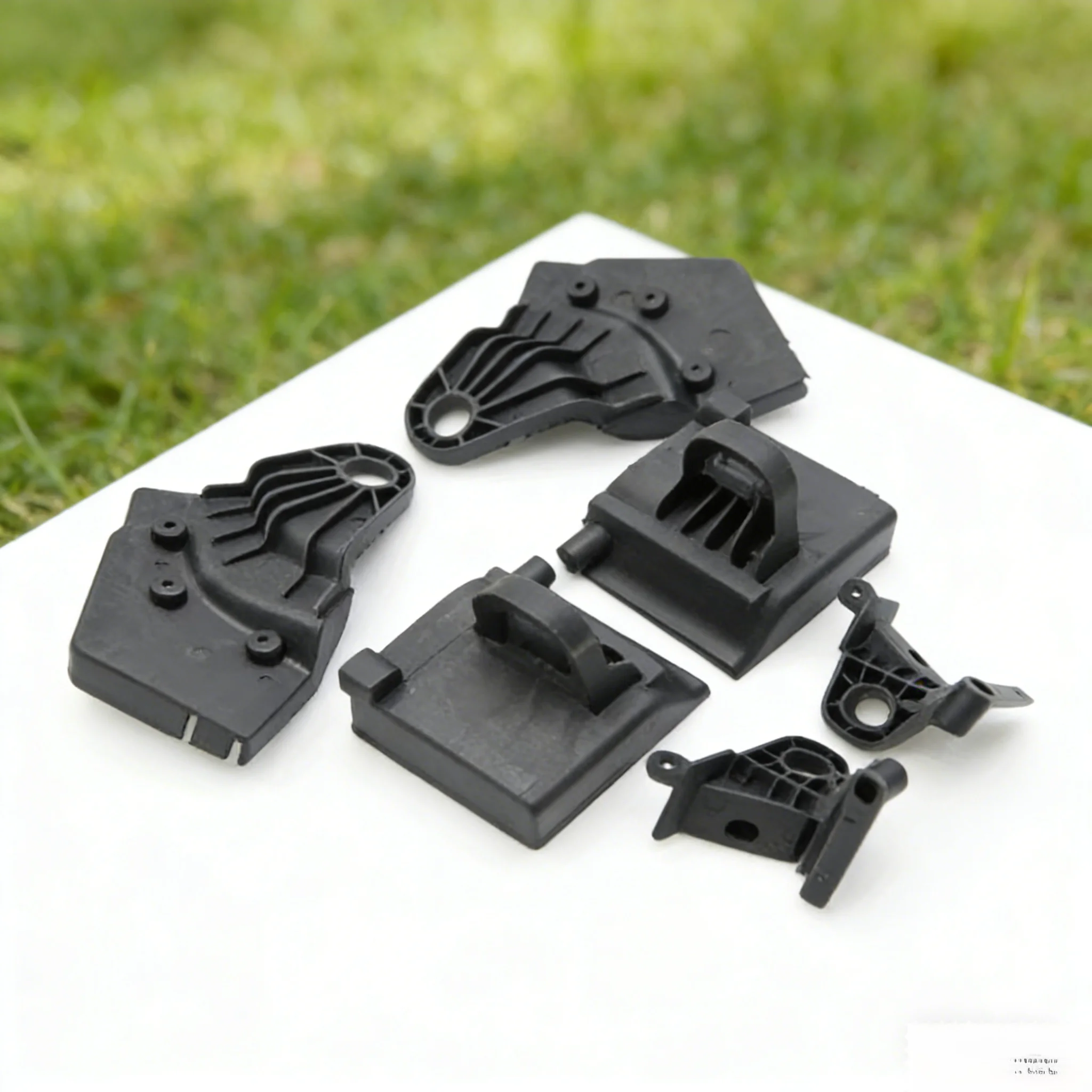 FOR Mercedes-Benz CLS W257 CLS350 CLS300 2019-2022 Car Headlight Repair Kit Repair Claws Plastic Fixed Corner Black Light Stand
