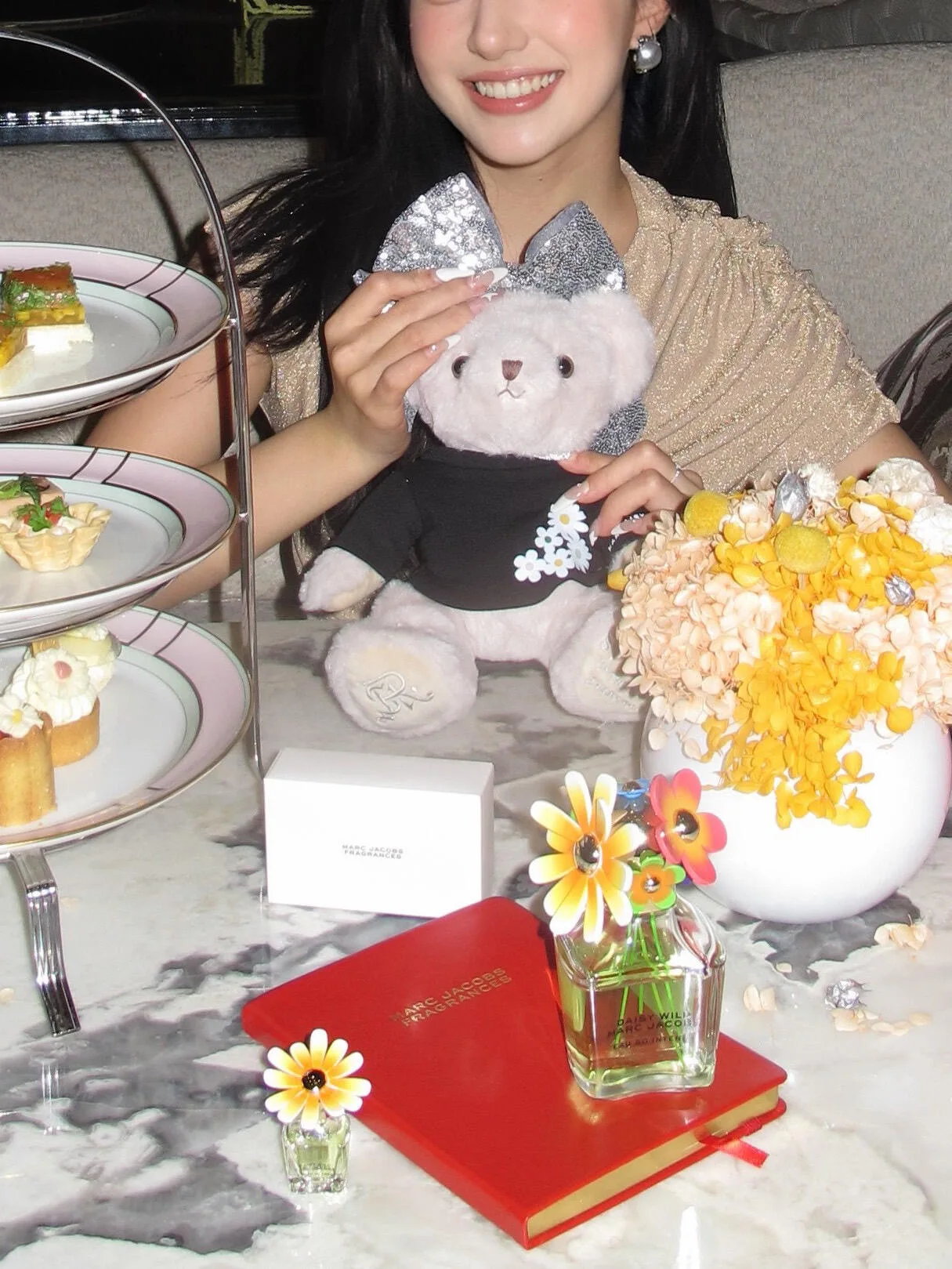 

Blingbling Knot ort Sve Asymmetric Pleated Dr Birthday Toast Year End Par Formal Dr High Waist Long Skirt