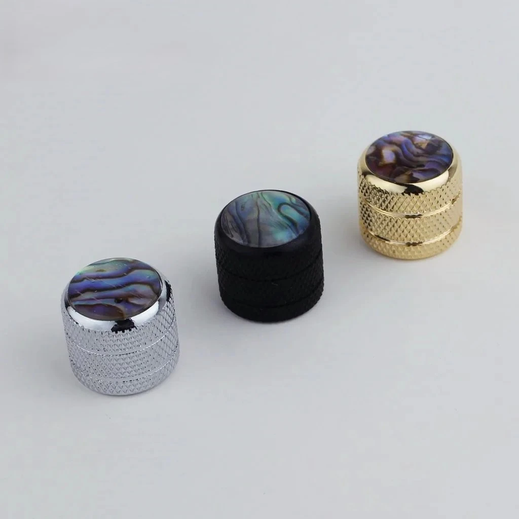 Thick ABALONE-Knurl for Electric Bass,, Guitar Buttons,knobs