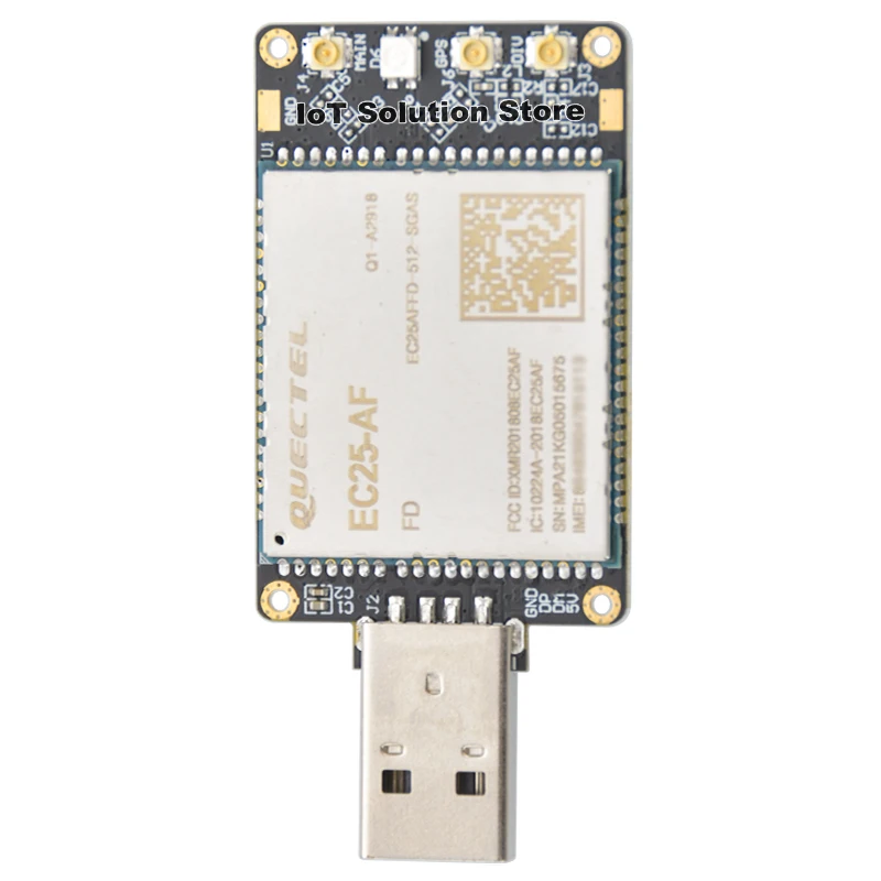 USB LTE Modulação Desenvolvimento Core Board, Módulo 4G Celular, 150Mbps, 50Mbps, Cat.4, EC25 AF, EC25AFFD, EC25AFFD-512-SGAS