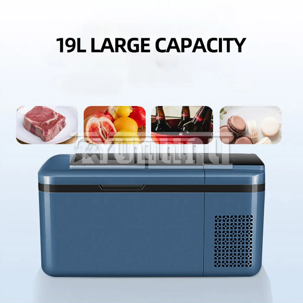 19 Liter Car Mini Refrigerator Electric Portable Refrigerator,Cold Storage Refrigerator for Home & Car