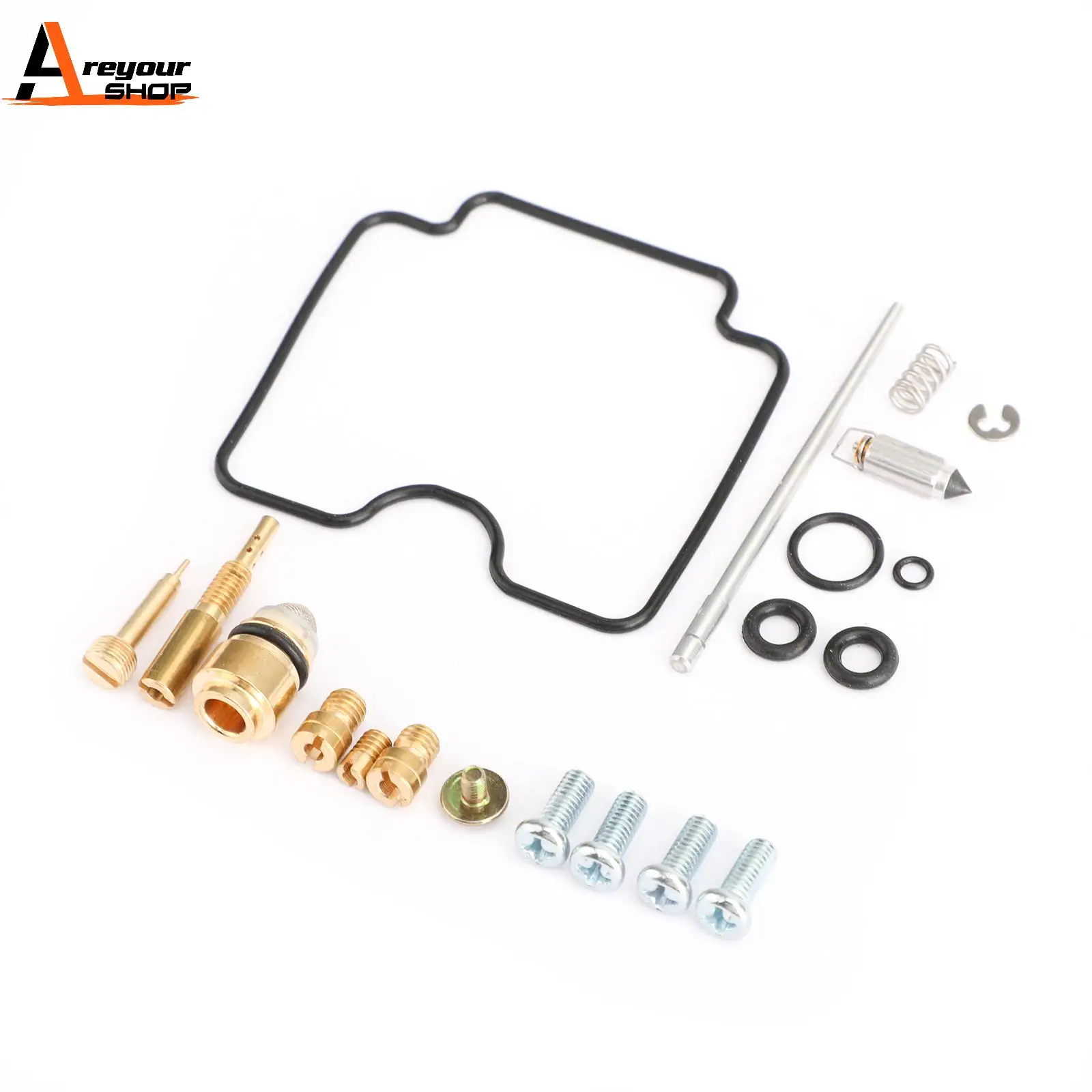 Areyourshop For Suzuki DR-Z400S DRZ 400 S SM DR-Z400SM Carburetor Carb Repair Kit DRZ 400 Aluminum