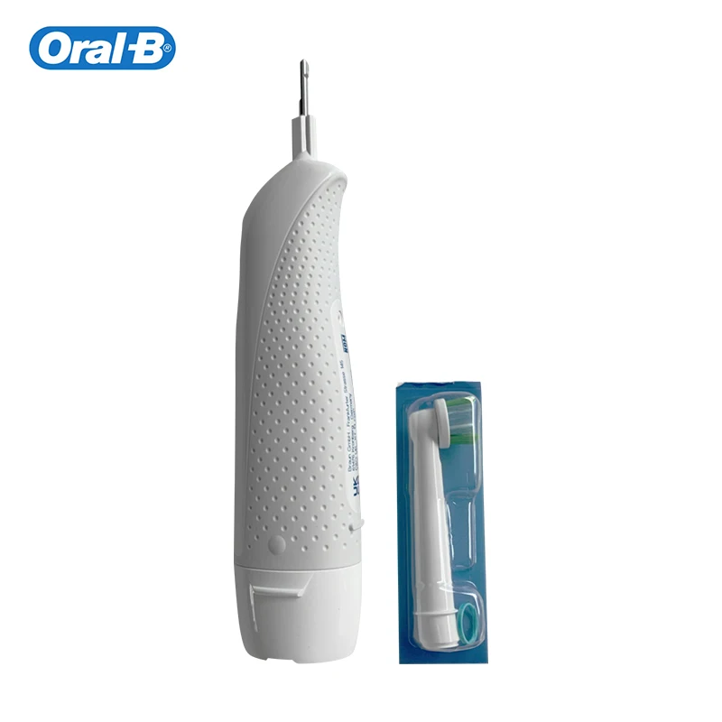 Oral B 4010แปรงสีฟันไฟฟ้า7600ครั้ง/Min หมุน Precision Clean แบตเตอรี่4 Pcs หัวแปรงถอดเปลี่ยนได้เดินทางกล่อง