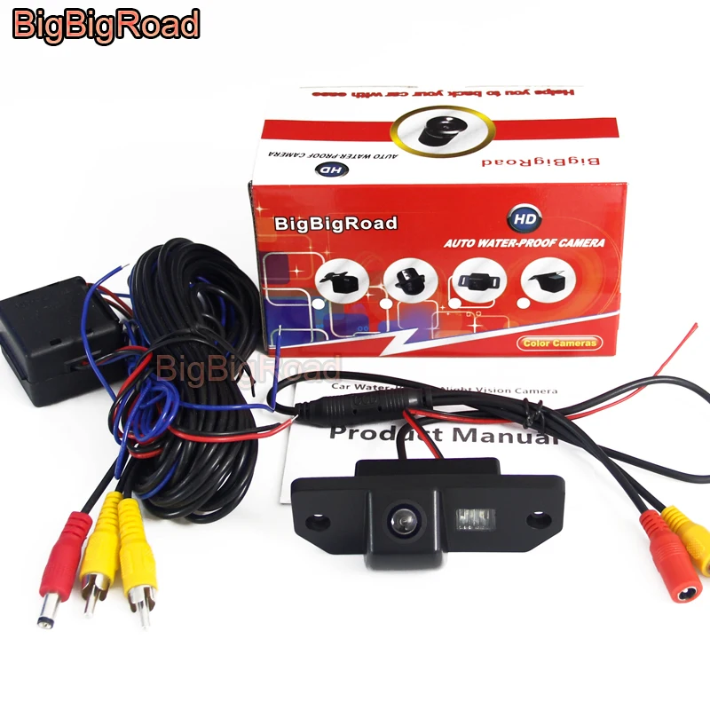 BigBigRoad For Ford Mondeo Focus Sedan 2005 2006 2007 2008 2009 2010 2011 C-MAX C MAX Car HD Rear View Parking CCD Camera