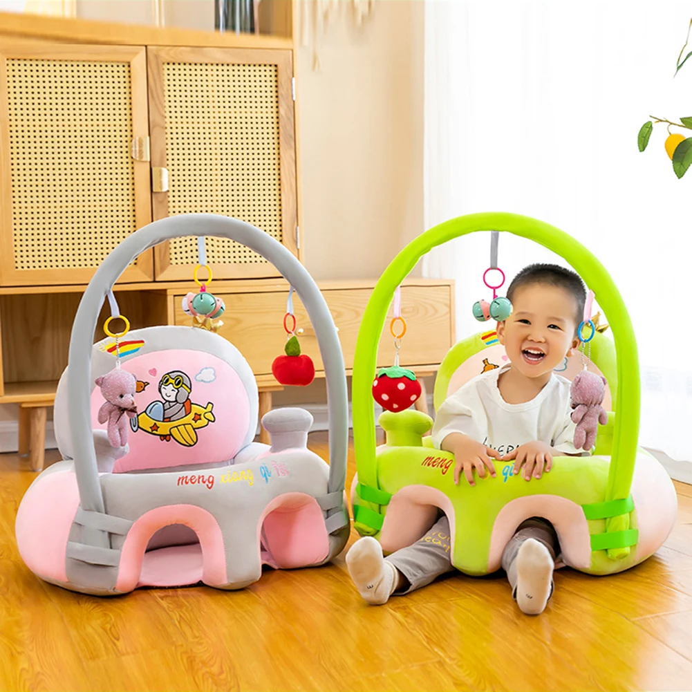 

Мультяшный чехол на сиденье детского дивана, детское безопасное сиденье, стул для кормления, обучающий маленький диван, кожа, плюшевые игрушки без хлопка