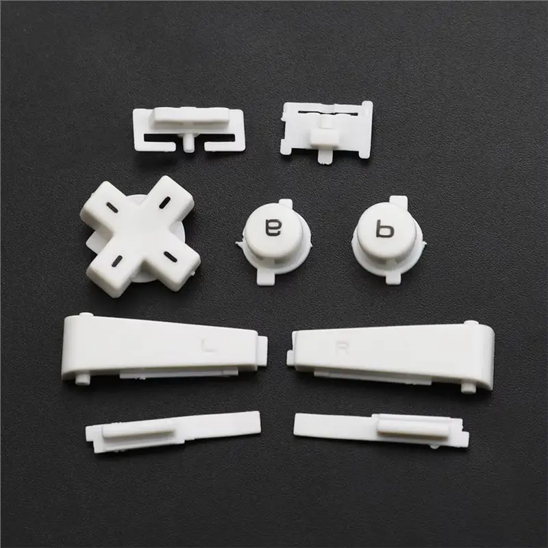 3CGRO-Voor Gameboy Micro Voor GBM Console Vervanging Sleutel Links Rechts L R A B D-Pad knop Kit Volledige Set Voor GBM