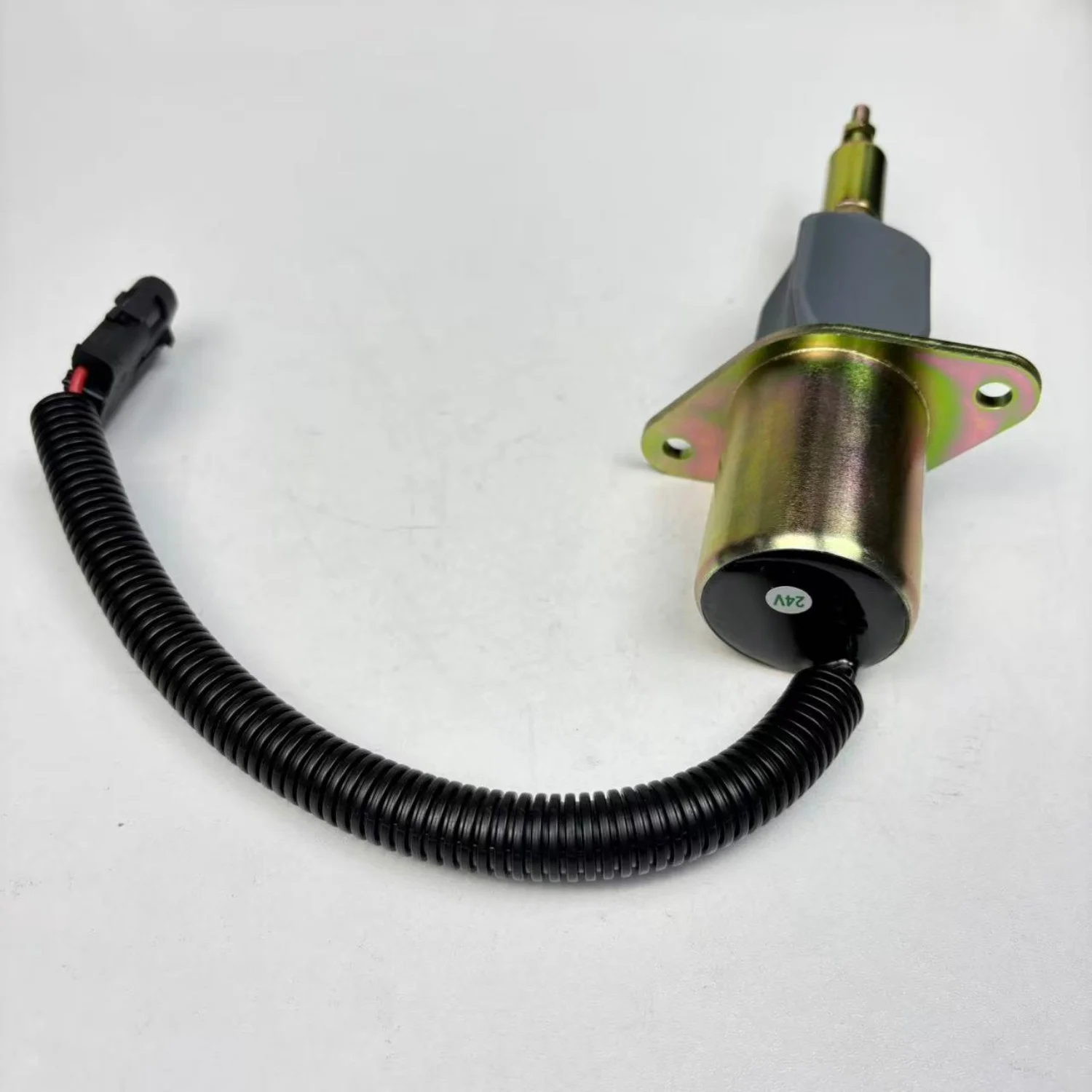 24V Fuel Shut Off Solenoid 3930234 SA-4335-24 For Cummins 6CT 8.3L For Hyundai R290 For Komatsu PC300-7 PC350-7 High Quality