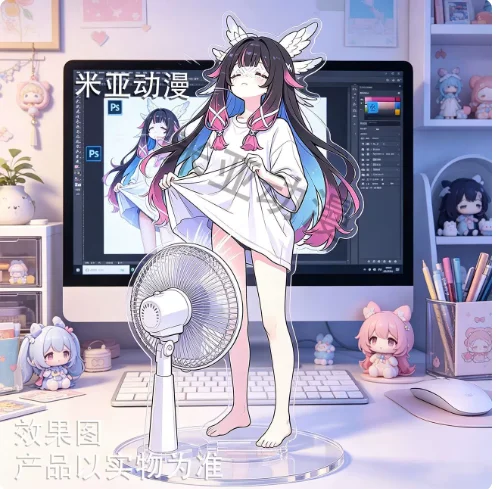 

Japanese Anime Genshin Impact Columbina Hyposelenia Acrylic Stand Figure Model Plate Cosplay Collection Desktop Decor Gifts MM