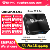 BMAX B7 A Pro Mini Pc AMD Ryzen 5 7430U Processor AMD Radeon Graphics 16GB RAM 512GB SSD Windows 11 USB HDMI Type-C mini pc