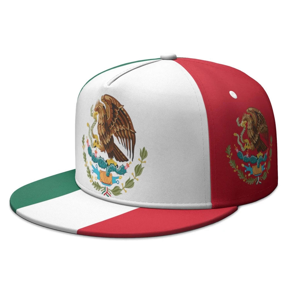 メキシコ連邦平つばキャップカスタム名ロゴヒップホップ帽子釣り旅行スペイン国家メキシコ国旗ヘッドギア