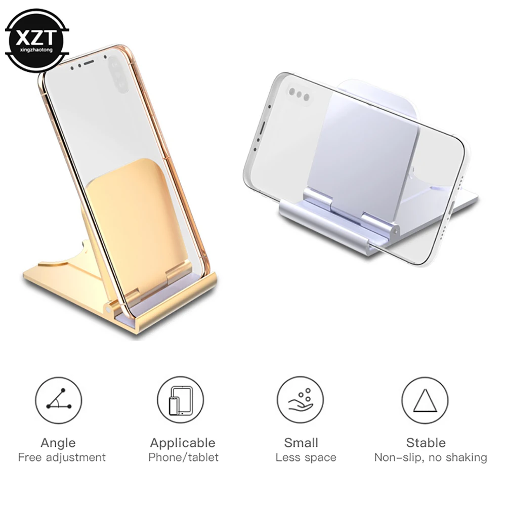Supporto per telefono cellulare da tavolo pieghevole Supporto universale per tablet per telefono cellulare Mini supporto per telefono cellulare portatile Supporto regolabile