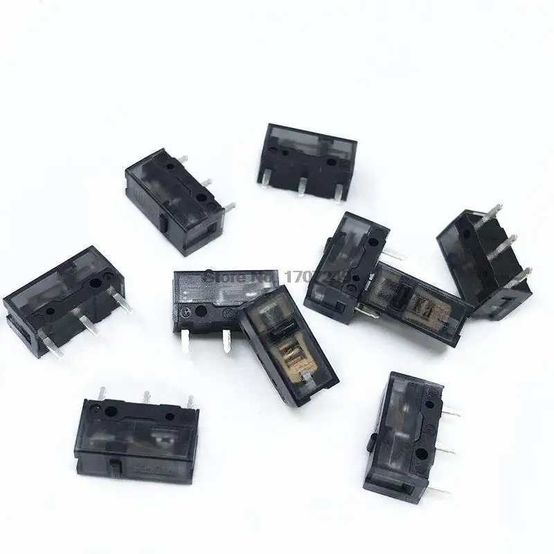 10Pcs - 1Pcs New Kailh Mouse Micro Switch GM8.0 Gold Contactor 80 Million Click Life 3Pin Computer Mouse left and right Button