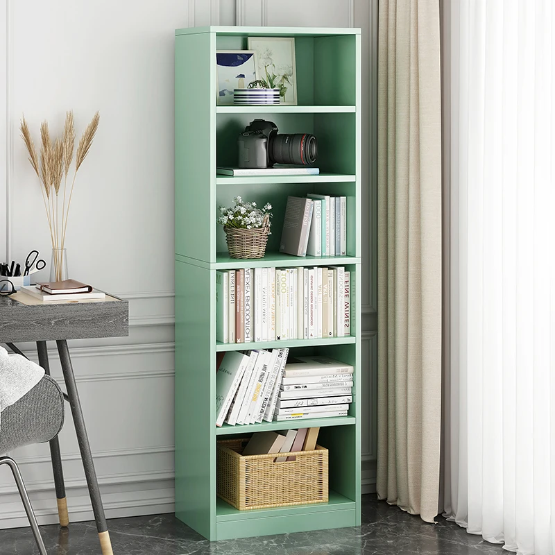 Bookcase storage rack aisle display cabinet, living room simple corner bookshelf