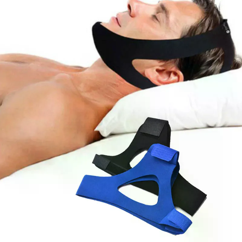 /YOV/Anti Snoring Belt Triangular Chin Strap Sleep Support Straps Night Aid Tools