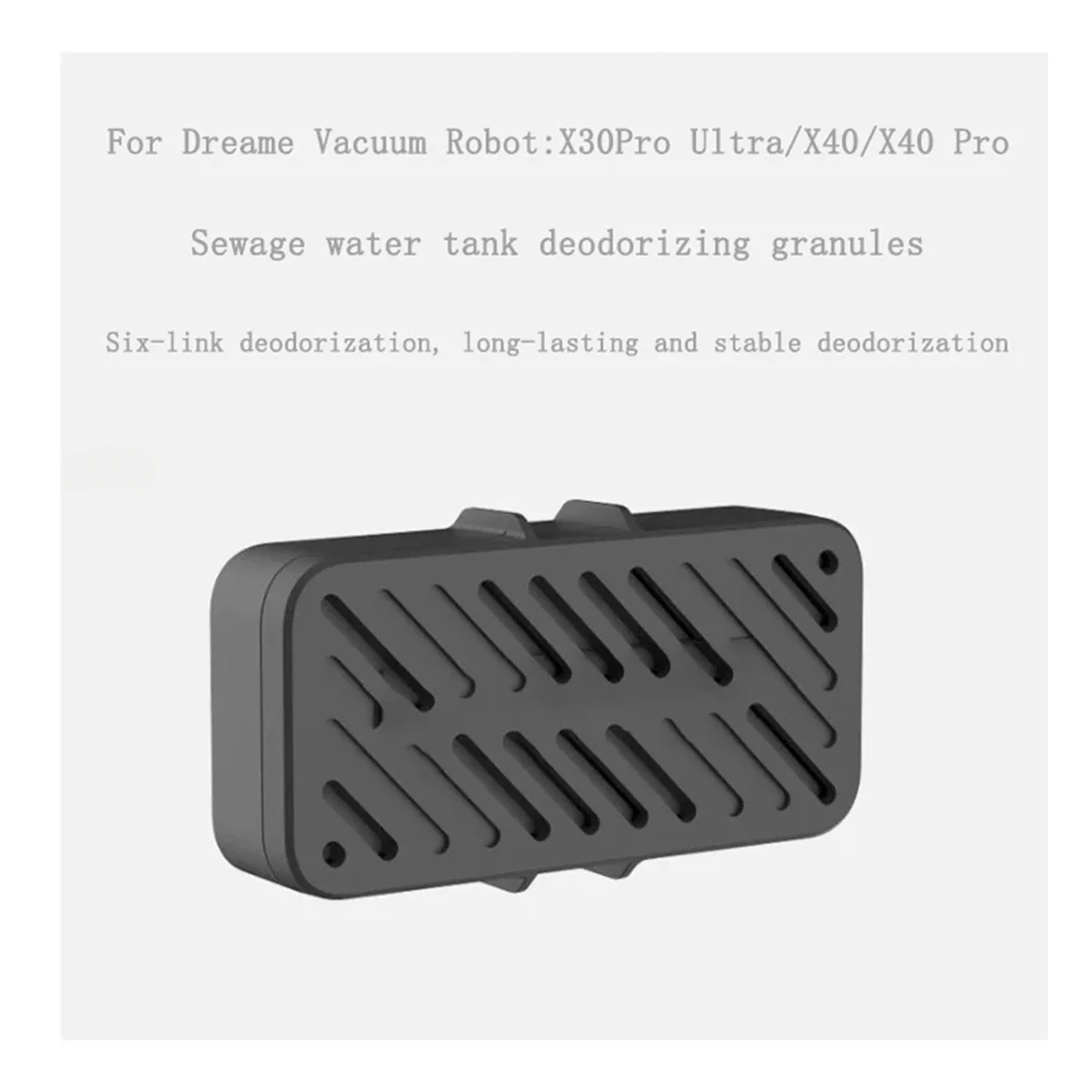 HOT For Dreame X30Pro Ultra/X40/X40 Pro Accessories,Sewage Tank Deodorizing Particles Sweeping Robot Vacuum Cleaner Parts