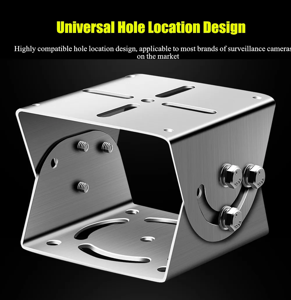 Duckbill Universal Joint Bracket Security Camera Mounting Base for Video Surveillance Base Monitoring Bracket Crossbar Adapter