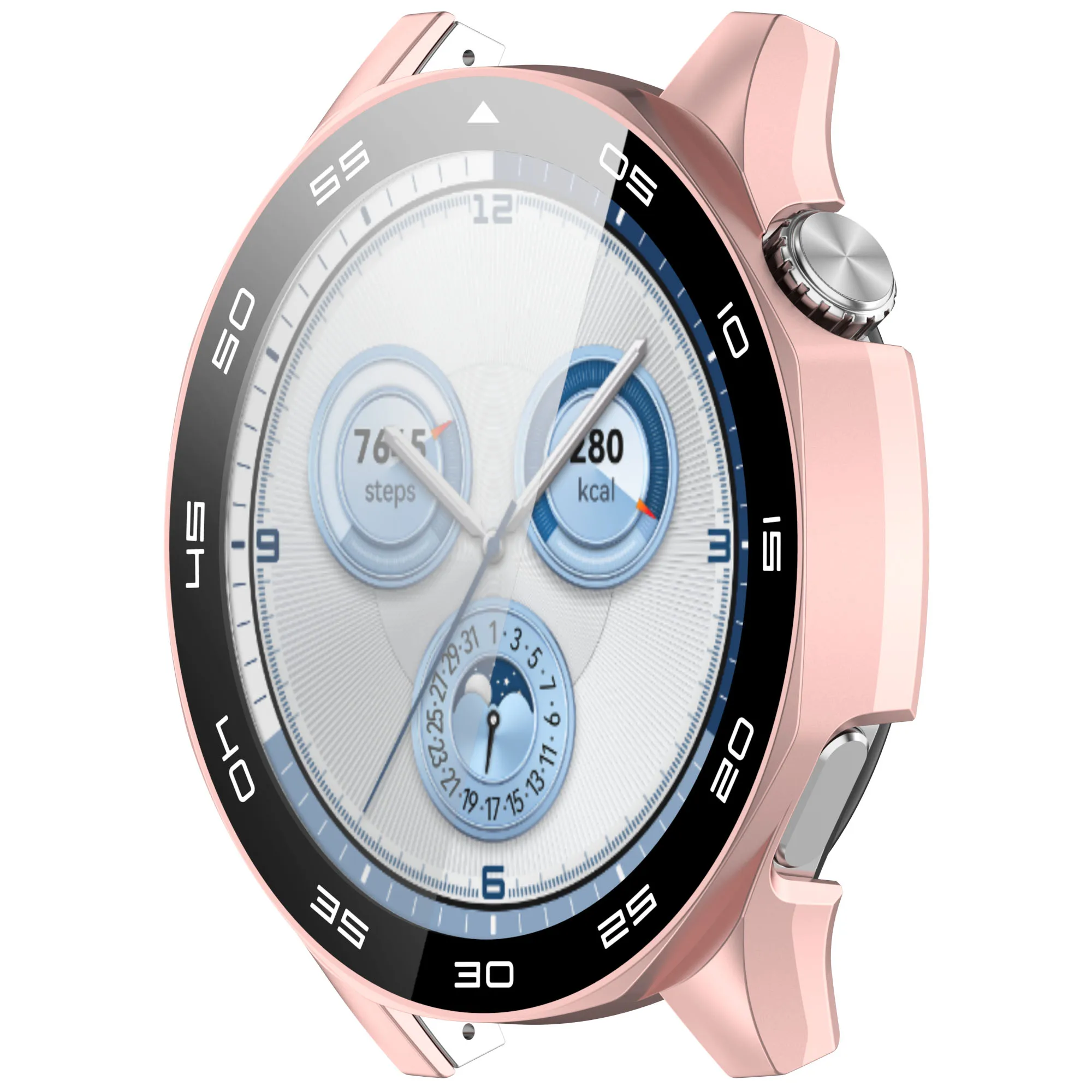 Hülle für Huawei Watch GT 5/GT5 Pro 46 mm, gehärtetes Glas, Displayschutzfolie und harter PC-Schutzstoßstange, Huawei GT5 Cover-Zubehör – Detail 19