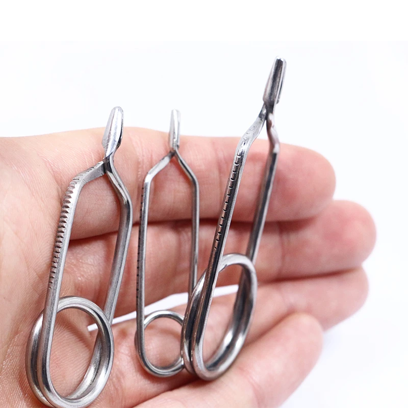 PERSUADER 3 optional sizes feather clips rapping hackle fly tying tools English style tip hackle pliers nymph flies accessories