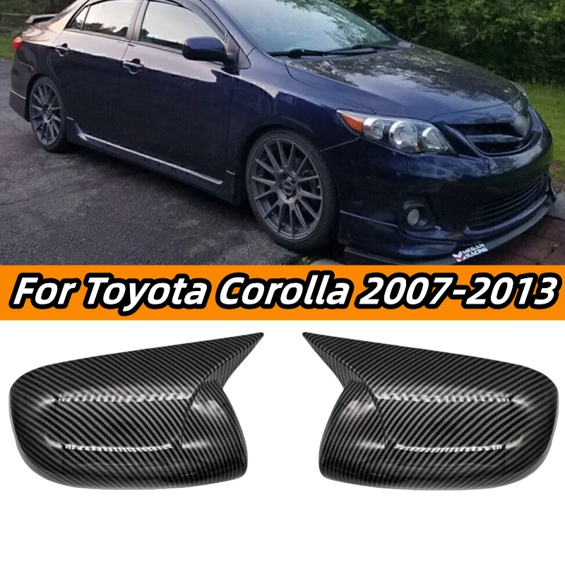 

Toyota Corolla 2007-2013 Vios Yaris Sedan P90 2008-2013 Horn Rearview Mirror Cover Side Mirror Caps Rear View Mirror Cover Trim
