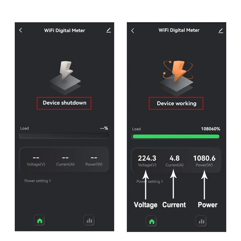 Imagem -03 - Tuya Smart Wifi Digital Energy Monitor 80a com Sensor de Transformador de Corrente ct App Monitor Consumo de Energia 110v 240v 50hz 60hz