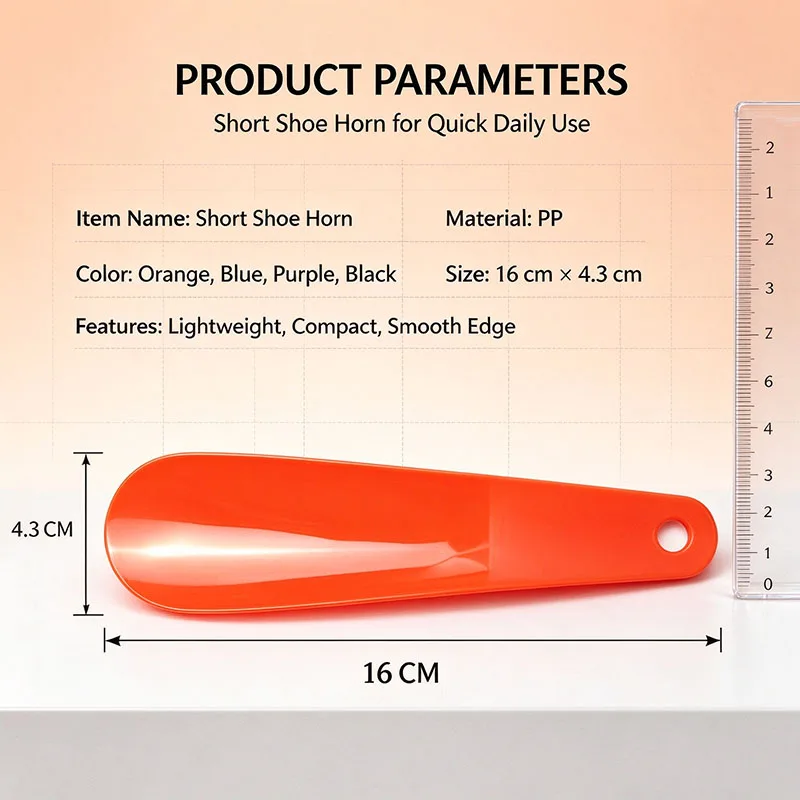 Mini Shoe Horn Shoehorn Portable Plastic Shoe Wearing Tool Shoe Slip on Stick Help To Put Shoes XIEB02