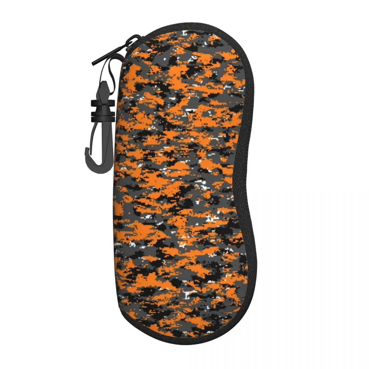 Hunter Orange Camouflage Glasses Case Lightweight Box Camo Military Glasses Box Charming Eye Contacts Case