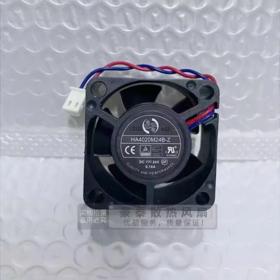 

1 шт. для HA4020M24B 4020 DC24V 0.18A 4CM 2-контактный вентилятор охлаждения с двойным шарикоподшипником
