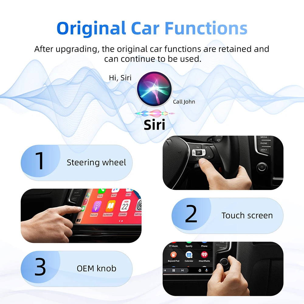 Mini Wireless CarPlay Adapter TYPE C USB Wireless Android Auto Plug&Play AI Smart Box Intelligent Systems for Wired CarPlay Car