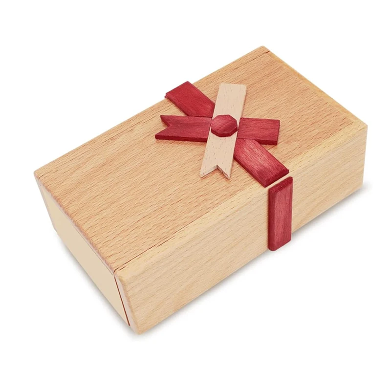 Secret Box Brain Teaser Wooden Puzzle Boxes with Hidden Compartments Surprise Gift  Valentines Day Birthday Party Favors Adults