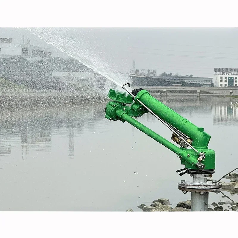 Farm Irrigation System 1.5 Inch Metal Water Cannon Rain Gun Jet 40 Sprinkler