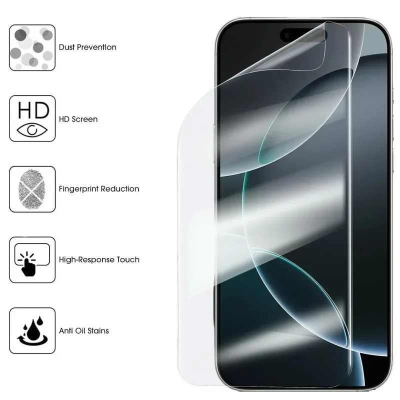 Upgraded for IPhone 17 Pro 17 Hydrogel Film HD Smooth Touch Sensitive Front Back Screen Protectors for Iphone 17 Pro Max 17air - Image 6