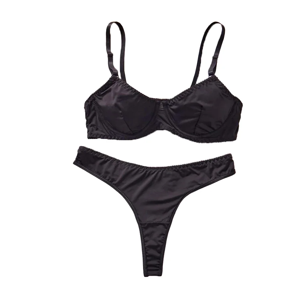 

Comfortable Fit For Daily Wear Lace Bra Set Bra And Panties Set All Seasons Brand New Daily Wear Microelasticity