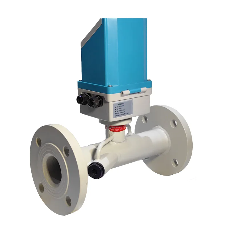 Medidor de fluxo ultrassônico barato de 2" Medidor de fluxo hidráulico digital ultrassônico