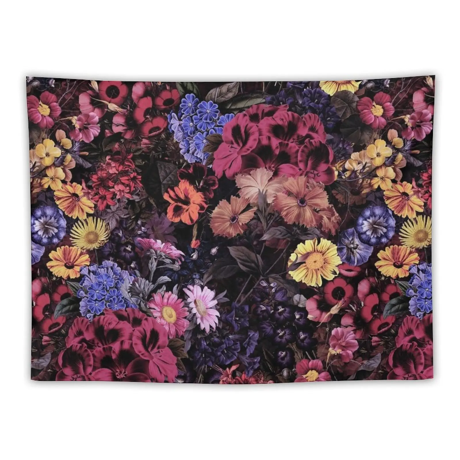 

Exotic Midnight Fall Garden Tapestry Bedroom Decor Aesthetic Wall Art Wall Carpet Tapestry