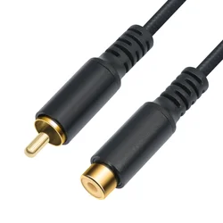 Przedłużacz 1.8M/3 metry/6m RCA męski do żeńskiego kabel AV Audio RCA przewód ze stopu aluminium do głośnika Subwoofer/Audio