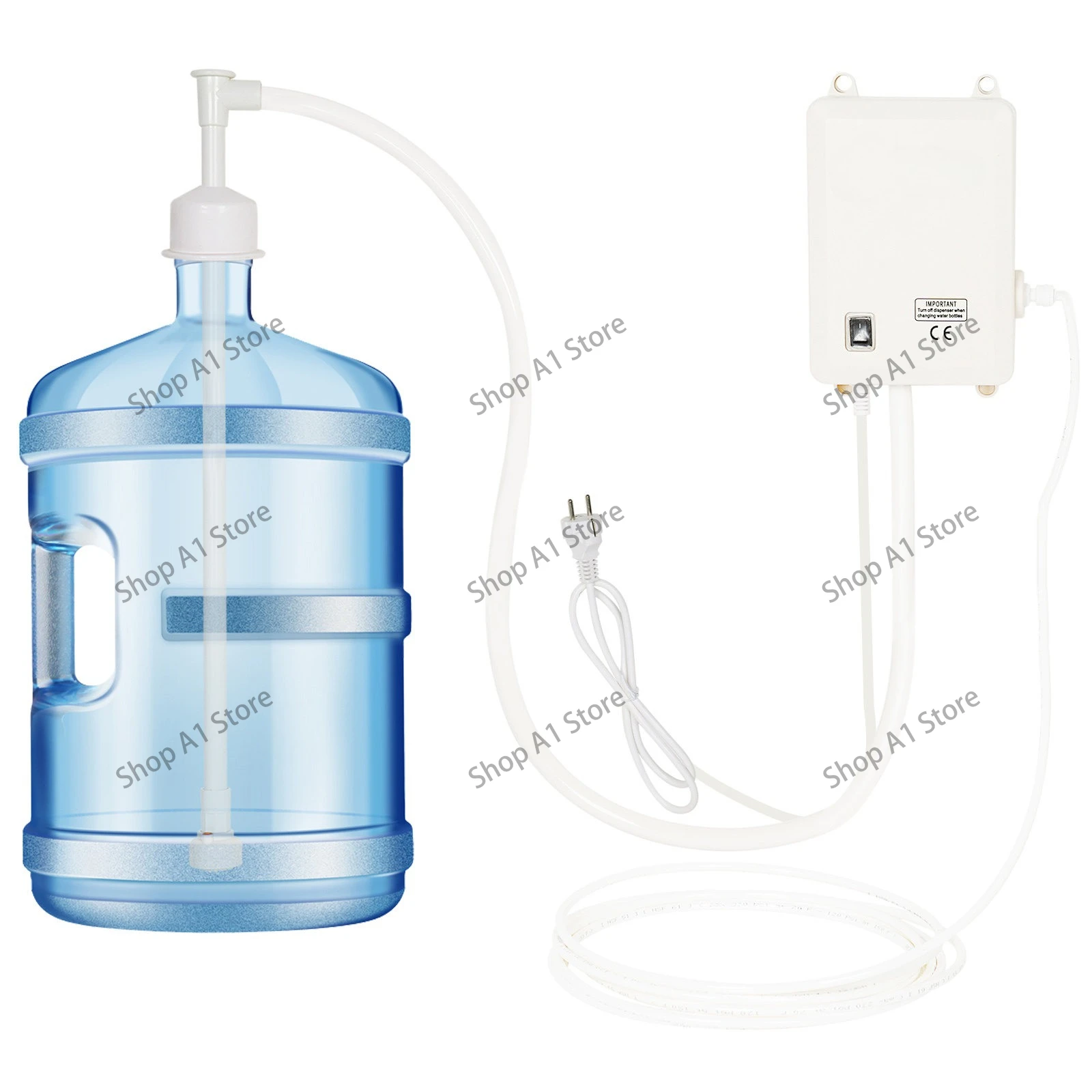 110/ 220V Water Dispenser Water Bottle Pump System Water Dispensing Pump With Single Two Inlets 20ft Pipe