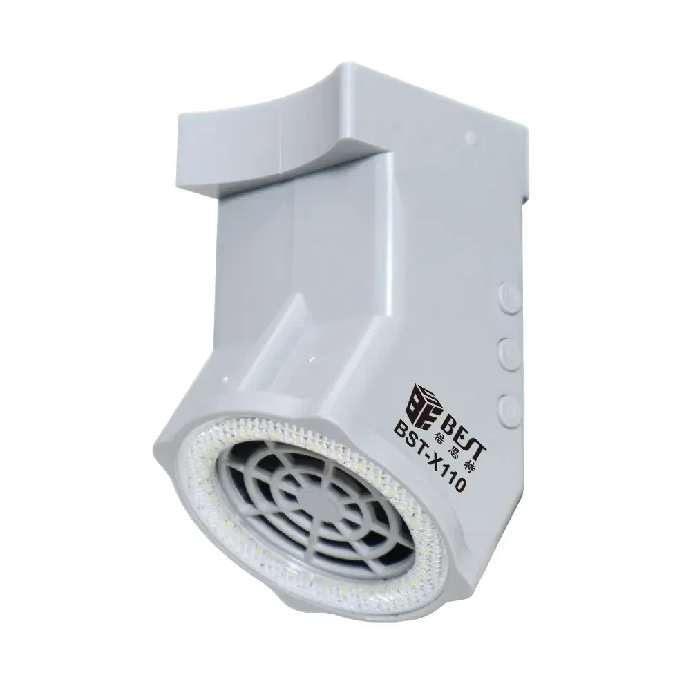 Ventilador de escape de BST-X110 con luz para microscopios, dispositivo de soldadura ajustable para fumar, iluminación LED para reparación de teléfonos móviles, el mejor