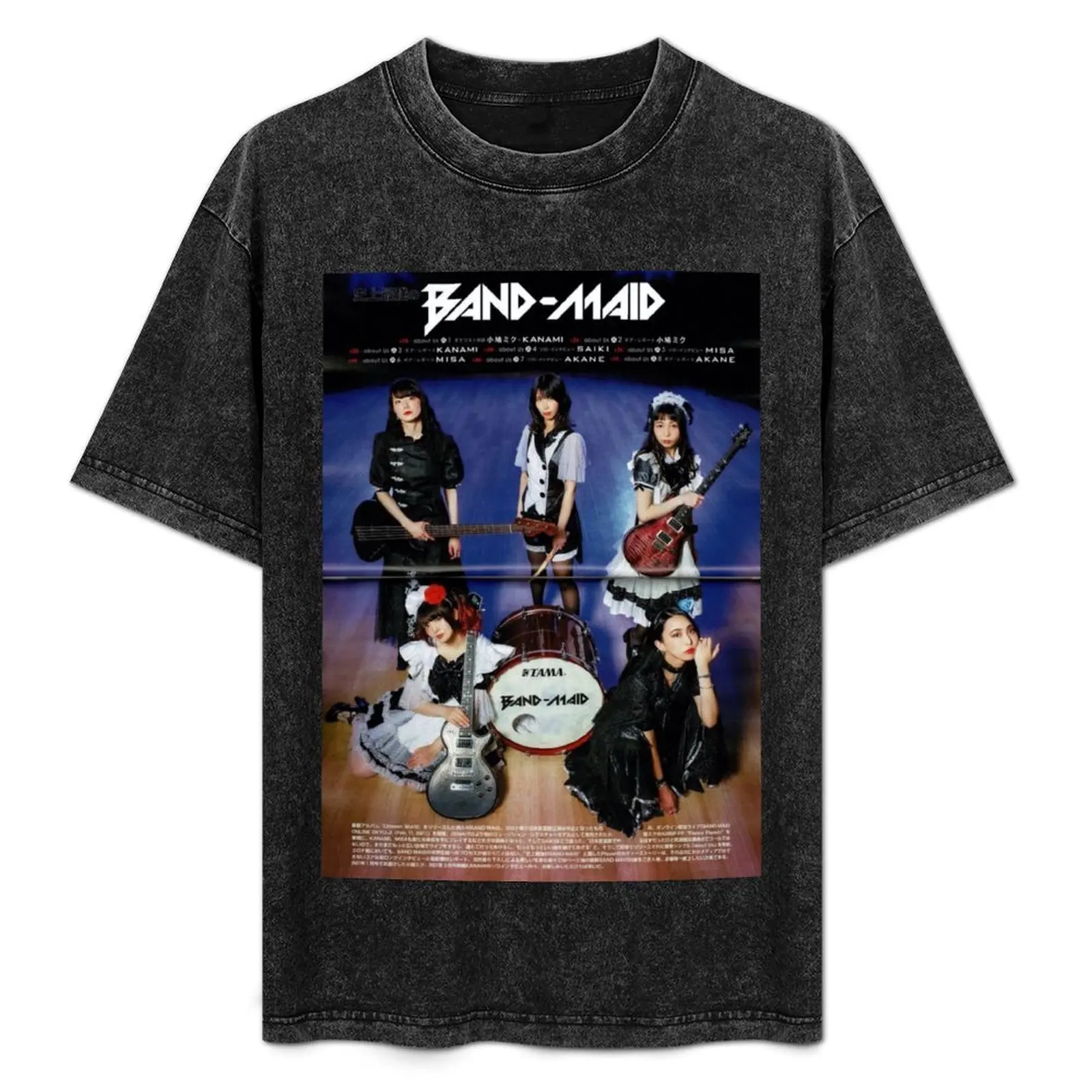 

Group Band Maid T-Shirt cotton t shirt man man t shirt graphic men t shirt cotton 100% man shirts for men casual T-Shirt