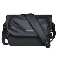 Men's Functional Crossbody Bag Leather Film Waterproof Leisure Single Shoulder Crossbody Bag Men's New Riding Bag