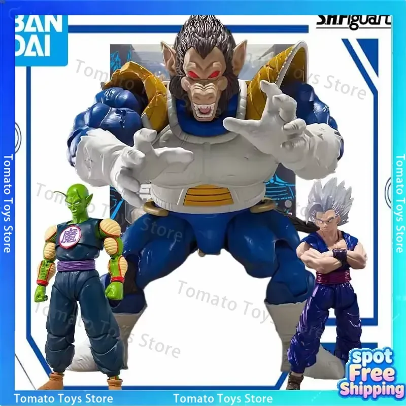Bandai SHF Dragon Ball Großer Dämonenkönig Piccolo Actionfigur Modellbausatz Anime-Spielzeug Sammlerstück für Jungen Fans Geschenk