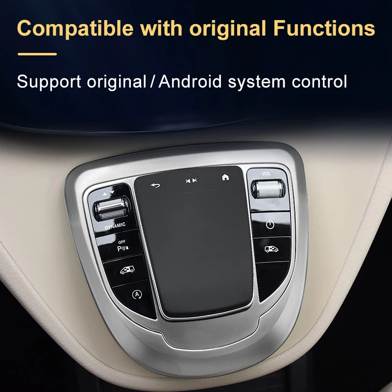 Original Car Central Control Knob Joystick Touch Mouse Multimedia Buttons Old To New For Mercedes Benz V-Class W447 2016-2018