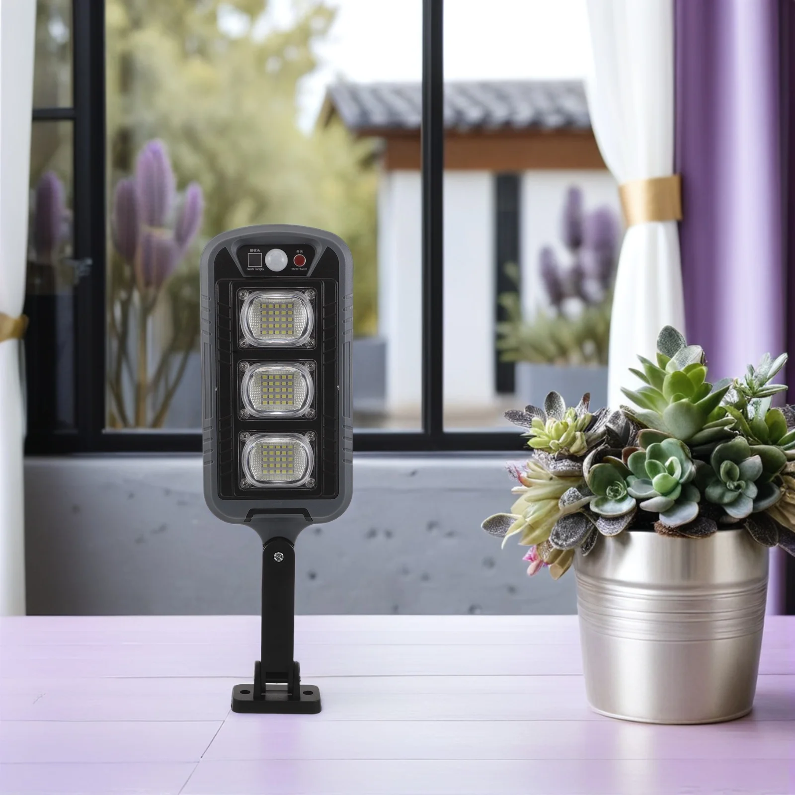 

Outdoor Solar Lights Waterproof with Induction Landscape Light LED Floodlight for Garden Wall Street