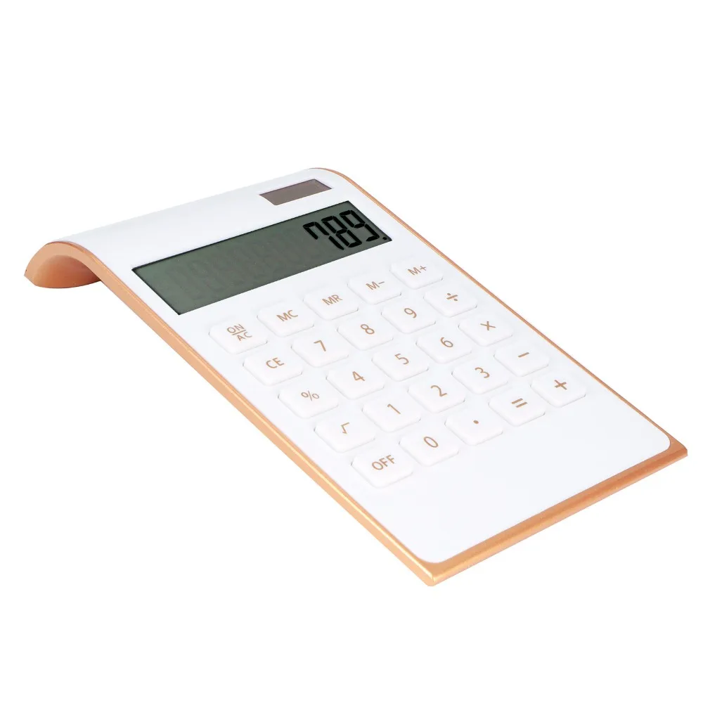 Easy To Use Plastic Calculator Black/Red/Blue/White 114x190x37mm Solar Calculator Portable Calculator Office Use