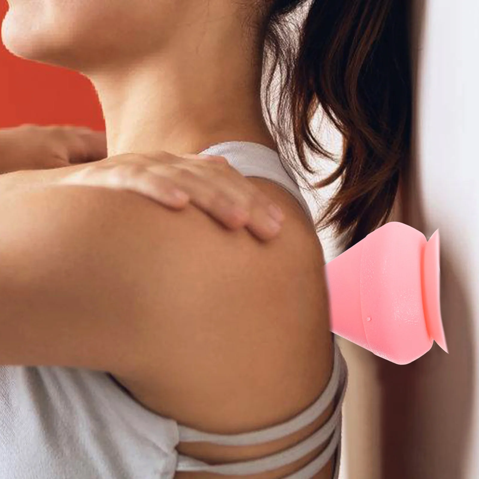 

Adsorption Massage Ball Handheld Back Massager Cold Pink Foot Travel Triangle Self Muscle Massagers Accessories Body Relaxation