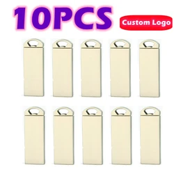 10PCS/LOT Free Logo Fashionable usb pendrive usb 2.0 flash drive 128mb 2gb 4gb 8gb 16gb memory stick photography gift pen drive