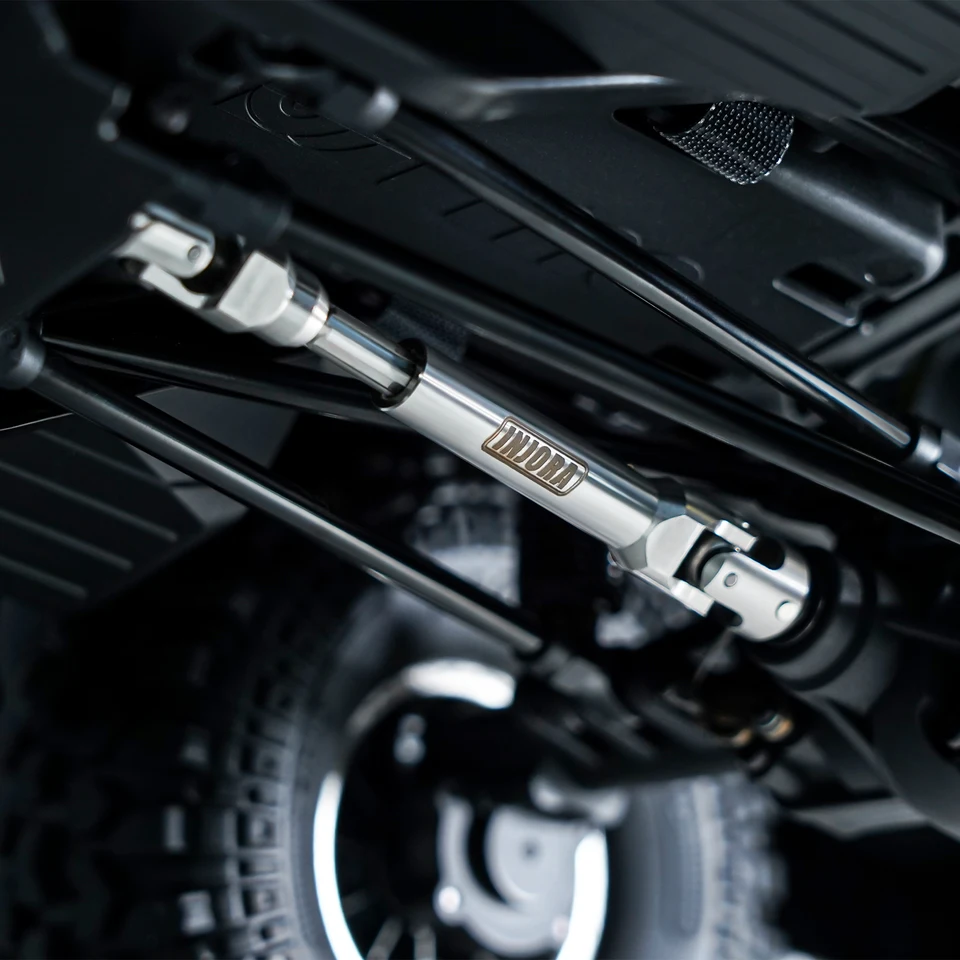 INJORA Protège-essieux Acier Inoxydable Pour Crawler RC 1/10 FMS FCX10 – Avant Et Arrière
