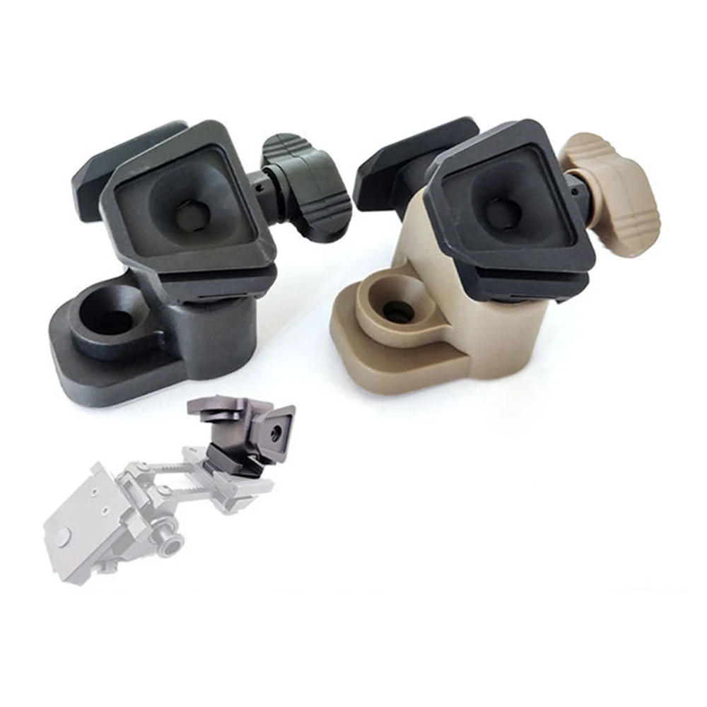 

Tactical Helmet Dual Dovetail Adapter for PVS-14 Goggle NVG J-Arm Replacement Durable Anti-Wobble