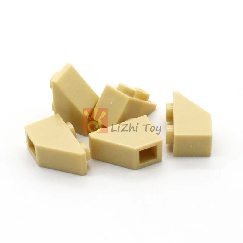100 Stück MOC Slope Inverted 45 2x1 3665 DIY Enlighten Block Bricks Kompatibel mit Baut Partikel Spielzeug für Kinder