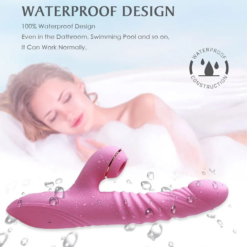 Vibrator For Women 3 In 1 Licking Machine Clitoris Stimulator G-Spot Powerful Vibro Dildo Wand Female Clit Sucker Adult Sex Toys