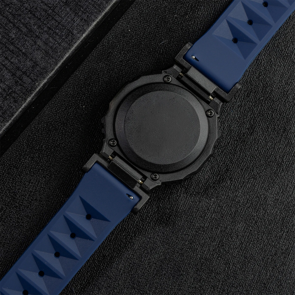 FKM Rubber Waffle Watch Strap for Casioak GA2100 DW5600 5000 5030 Sports Bracelet Fast Release Watchbands Accessories view 2